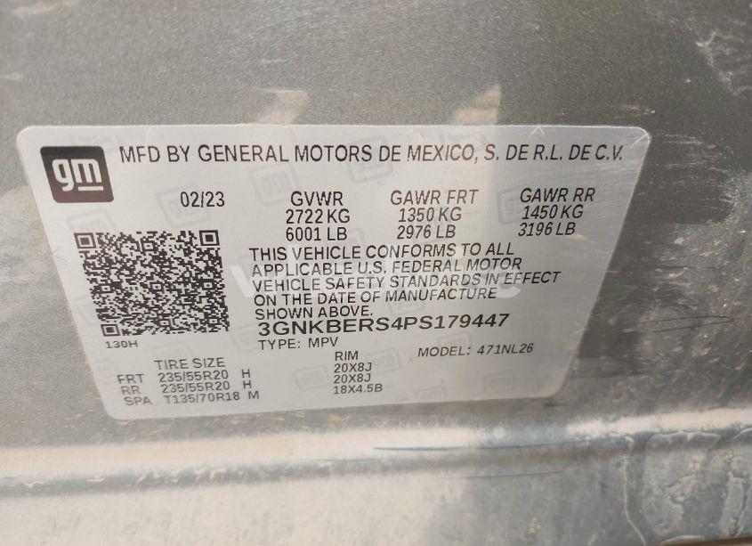 Photo 9 of 2023 Chevrolet Blazer FWD RS (VIN 3GNKBERS4PS179447)