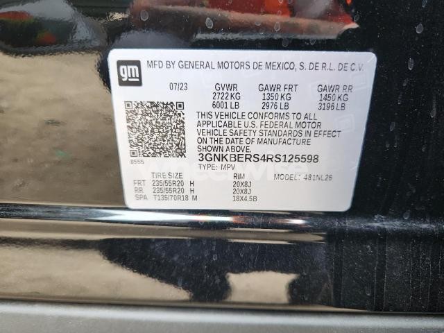 Photo 10 of 2024 CHEVROLET BLAZER RS (VIN 3GNKBERS4RS125598)