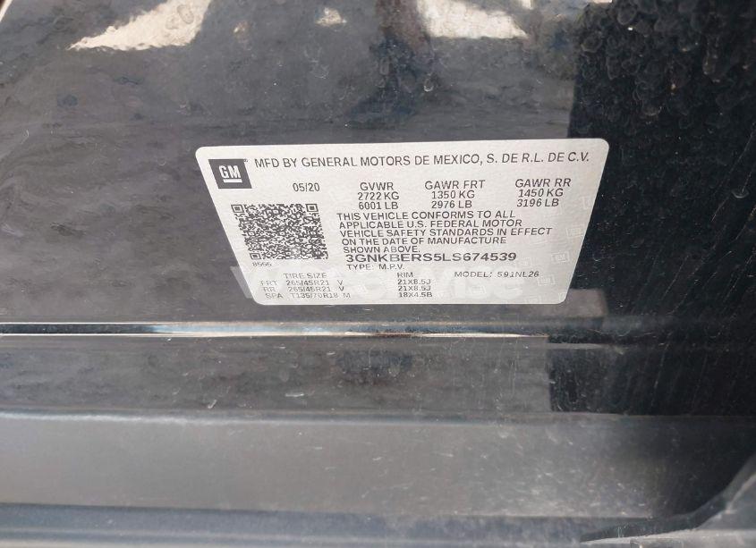 Photo 9 of 2020 Chevrolet Blazer FWD RS (VIN 3GNKBERS5LS674539)