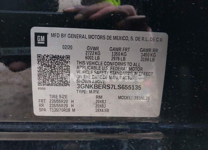 Photo 9 of 2020 Chevrolet Blazer FWD RS (VIN 3GNKBERS7LS655135)