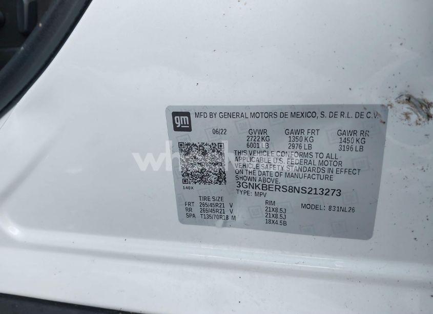 Photo 9 of 2022 Chevrolet Blazer FWD RS (VIN 3GNKBERS8NS213273)