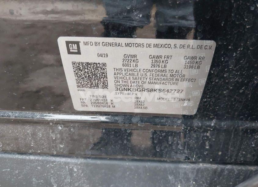 Photo 9 of 2019 Chevrolet Blazer (VIN 3GNKBGRS8KS642727)