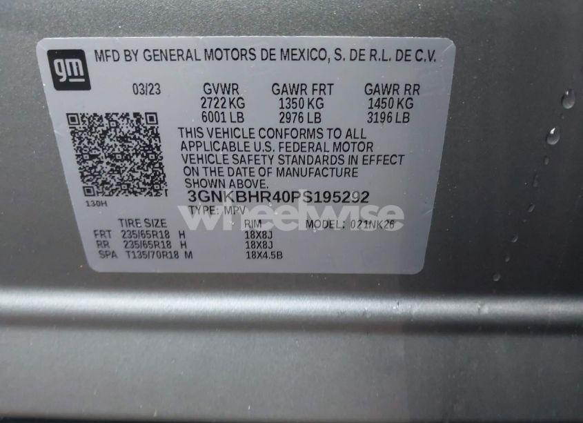 Photo 9 of 2023 Chevrolet Blazer AWD 2LT (VIN 3GNKBHR40PS195292)