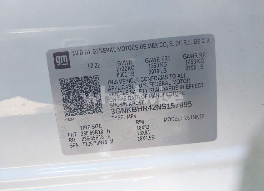 Photo 9 of 2022 Chevrolet Blazer AWD 2LT (VIN 3GNKBHR42NS157995)