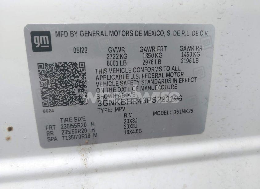 Photo 9 of 2023 Chevrolet Blazer AWD 2LT (VIN 3GNKBHR43PS223196)