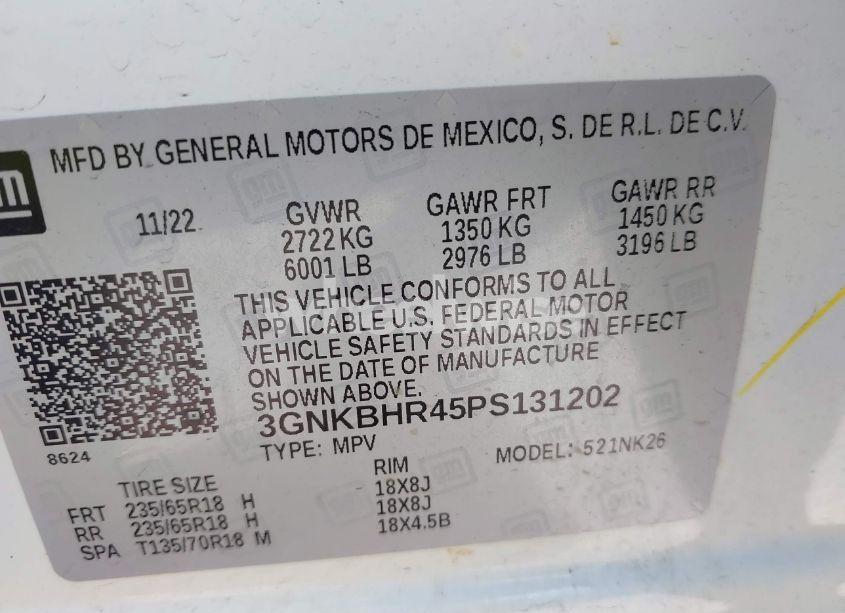 Photo 9 of 2023 Chevrolet Blazer AWD 2LT (VIN 3GNKBHR45PS131202)