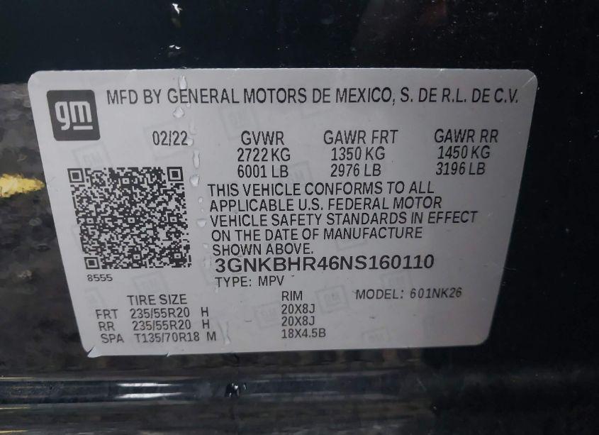 Photo 9 of 2022 Chevrolet Blazer AWD 2LT (VIN 3GNKBHR46NS160110)