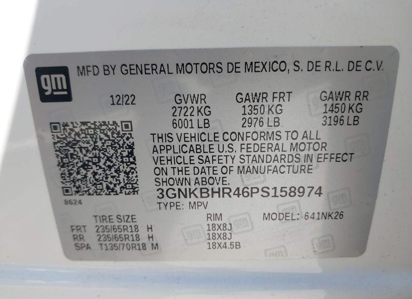 Photo 9 of 2023 Chevrolet Blazer AWD 2LT (VIN 3GNKBHR46PS158974)