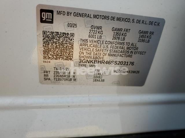 Photo 7 of 2025 CHEVROLET BLAZER 2LT (VIN 3GNKBHR46SS203176)