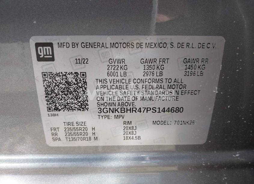 Photo 9 of 2023 Chevrolet Blazer AWD 2LT (VIN 3GNKBHR47PS144680)