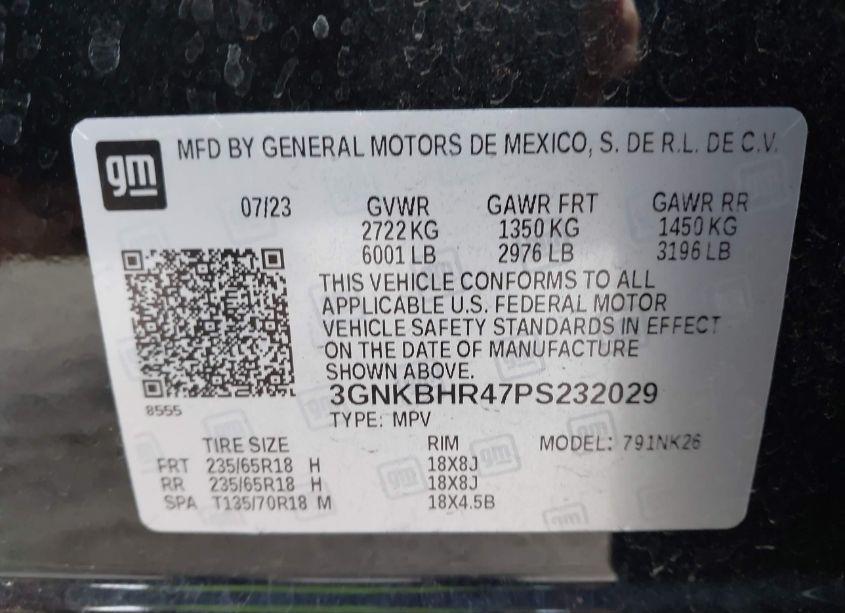 Photo 9 of 2023 Chevrolet Blazer AWD 2LT (VIN 3GNKBHR47PS232029)