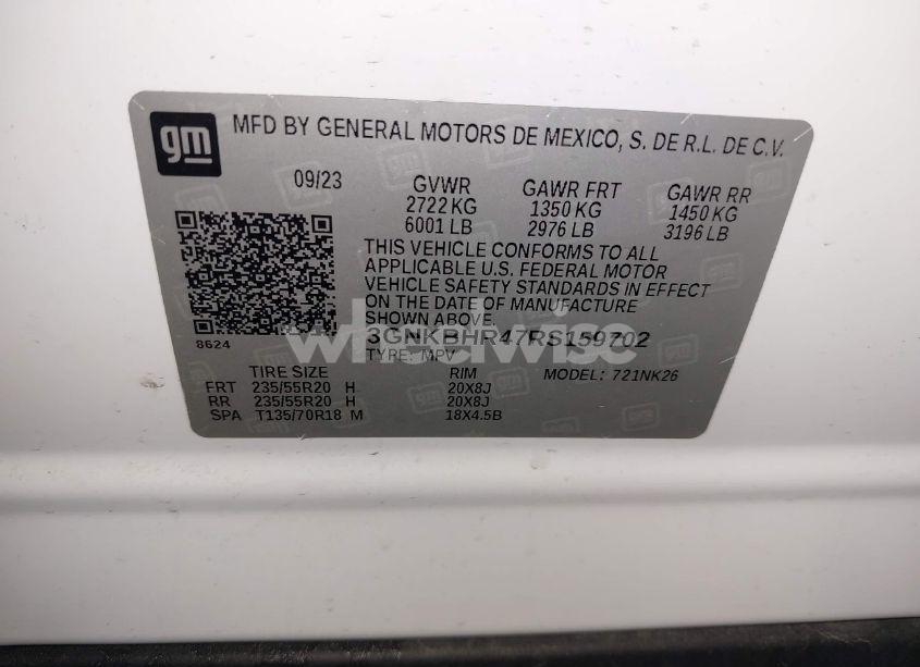 Photo 9 of 2024 Chevrolet Blazer AWD 2LT (VIN 3GNKBHR47RS159702)