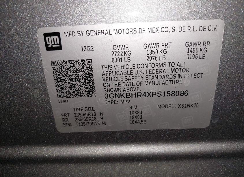 Photo 9 of 2023 Chevrolet Blazer AWD 2LT (VIN 3GNKBHR4XPS158086)