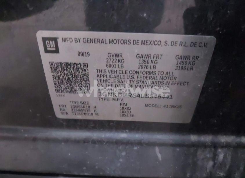 Photo 9 of 2020 Chevrolet Blazer AWD 2LT (VIN 3GNKBHRS4LS546441)