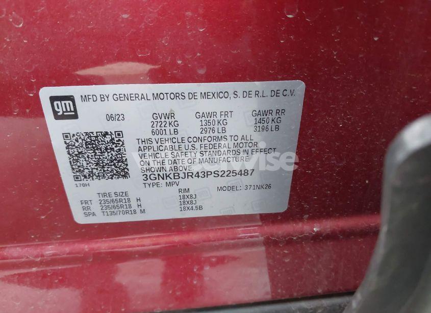 Photo 9 of 2023 Chevrolet Blazer AWD 3LT (VIN 3GNKBJR43PS225487)