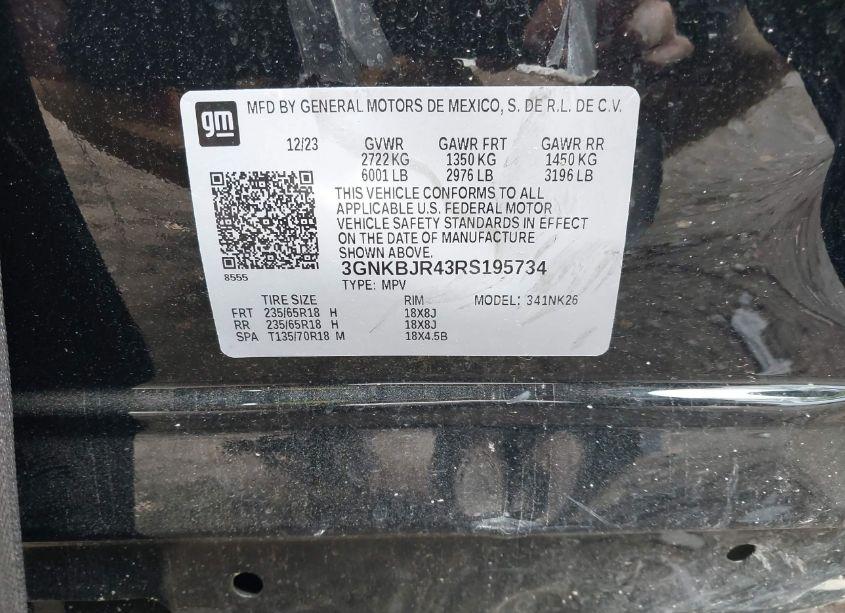 Photo 9 of 2024 Chevrolet Blazer AWD 3LT (VIN 3GNKBJR43RS195734)