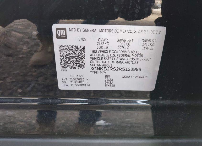 Photo 9 of 2024 Chevrolet Blazer AWD 3LT (VIN 3GNKBJRS2RS123986)