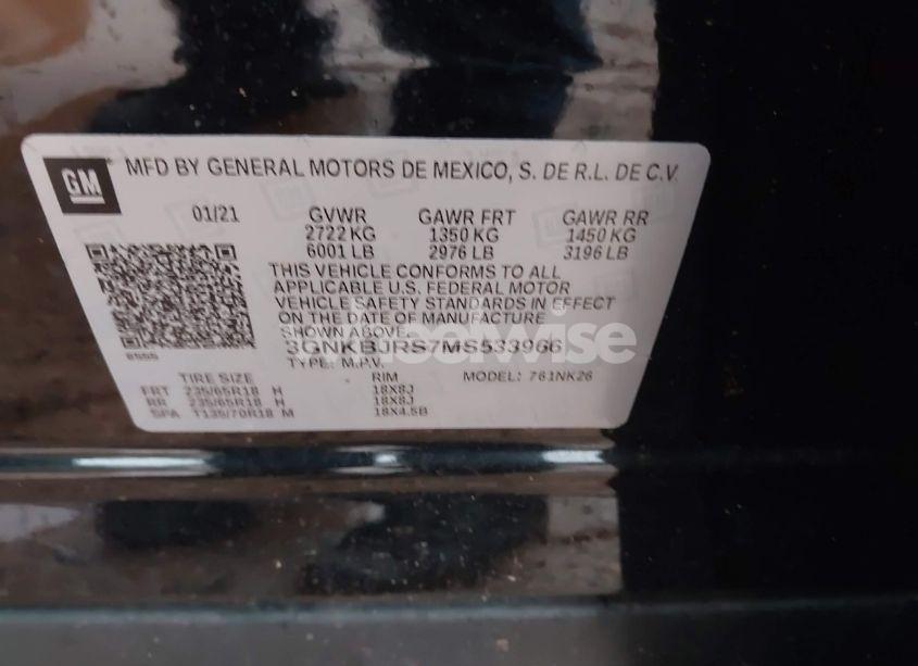 Photo 9 of 2021 Chevrolet Blazer AWD 3LT (VIN 3GNKBJRS7MS533966)