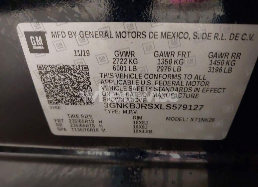 Photo 9 of 2020 Chevrolet Blazer AWD 3LT (VIN 3GNKBJRSXLS579127)