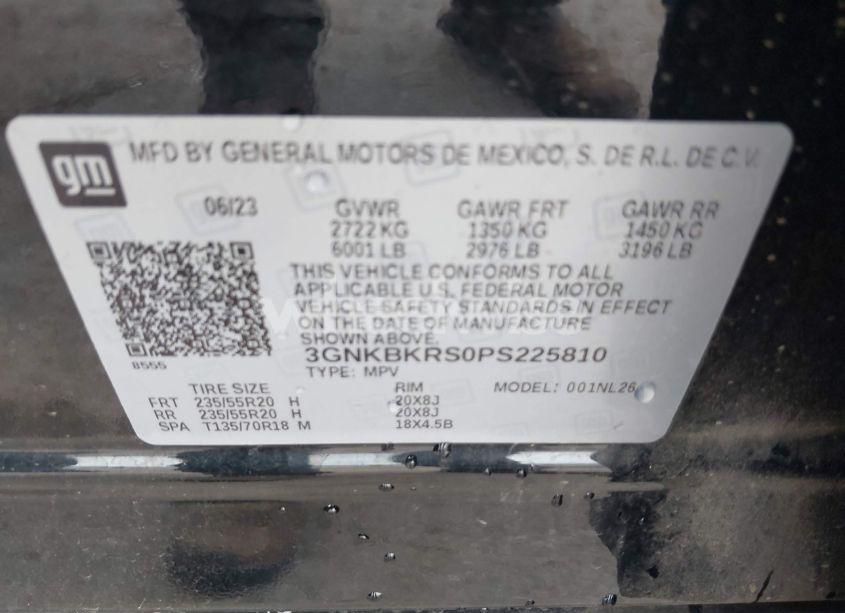 Photo 9 of 2023 Chevrolet Blazer AWD RS (VIN 3GNKBKRS0PS225810)