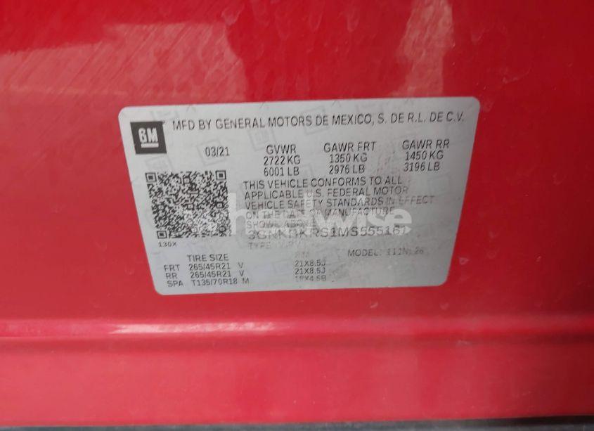 Photo 9 of 2021 Chevrolet Blazer AWD RS (VIN 3GNKBKRS1MS555161)