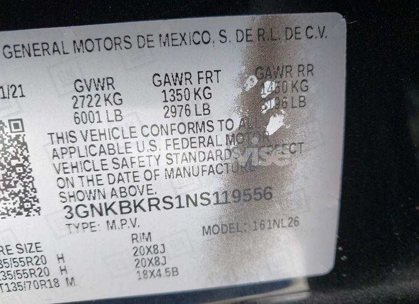 Photo 9 of 2022 Chevrolet Blazer AWD RS (VIN 3GNKBKRS1NS119556)