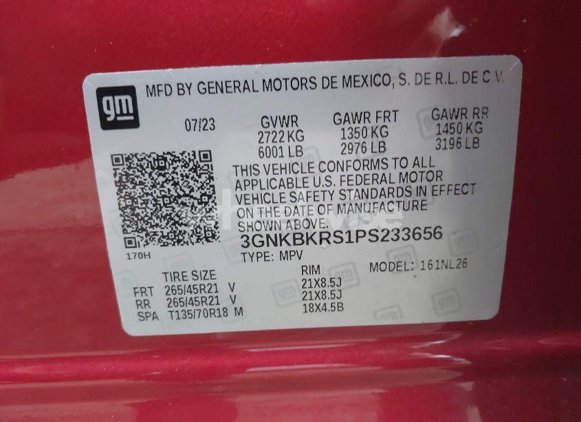 Photo 9 of 2023 Chevrolet Blazer AWD RS (VIN 3GNKBKRS1PS233656)