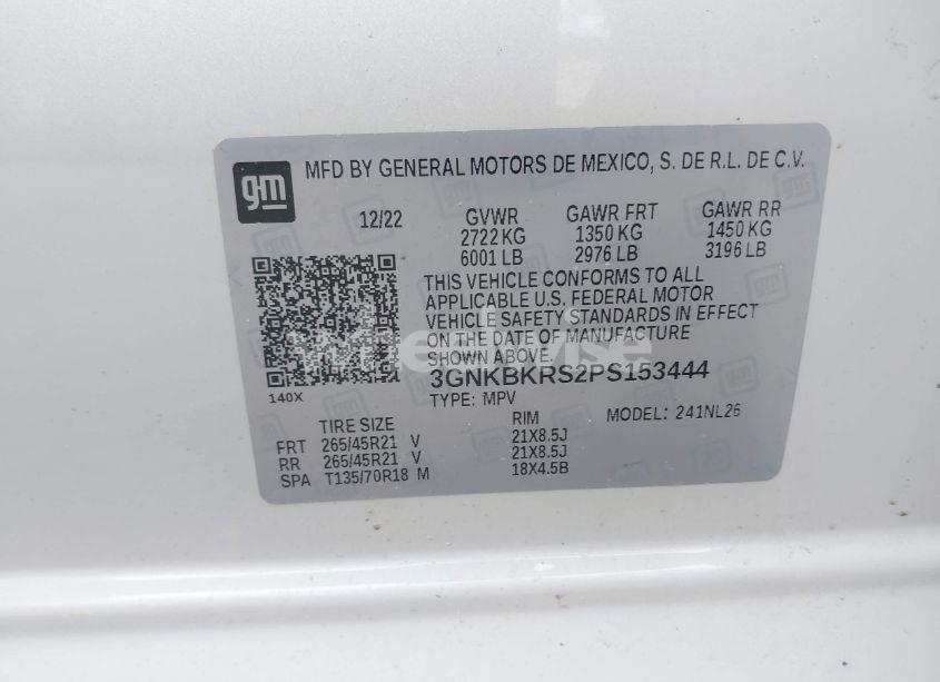 Photo 9 of 2023 Chevrolet Blazer AWD RS (VIN 3GNKBKRS2PS153444)