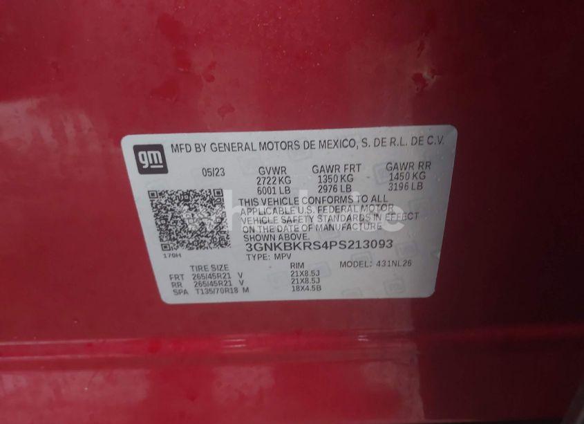 Photo 9 of 2023 Chevrolet Blazer AWD RS (VIN 3GNKBKRS4PS213093)