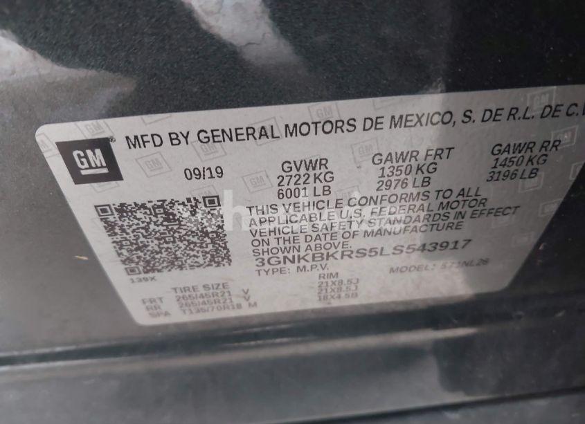 Photo 9 of 2020 Chevrolet Blazer AWD RS (VIN 3GNKBKRS5LS543917)