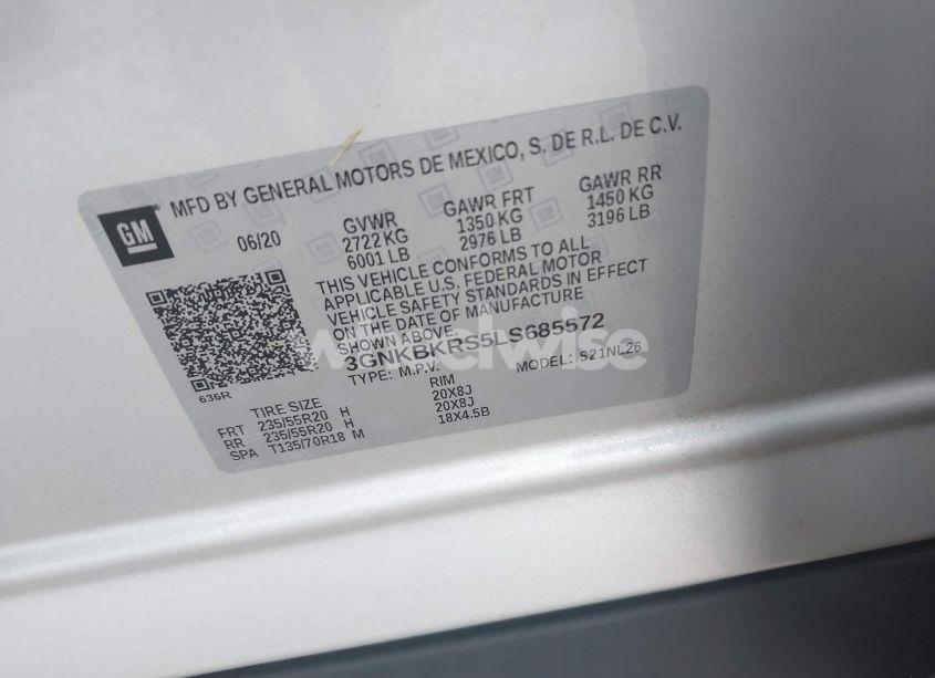 Photo 9 of 2020 Chevrolet Blazer AWD RS (VIN 3GNKBKRS5LS685572)