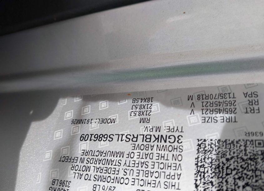 Photo 9 of 2020 Chevrolet Blazer AWD PREMIER (VIN 3GNKBLRS1LS686109)