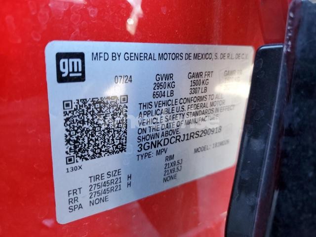 Photo 2 of 2024 CHEVROLET BLAZER RS (VIN 3GNKDBRJ1RS278875)