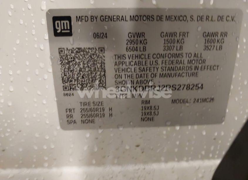 Photo 9 of 2024 Chevrolet Blazer EV EAWD 2LT (VIN 3GNKDBRJ2RS278254)