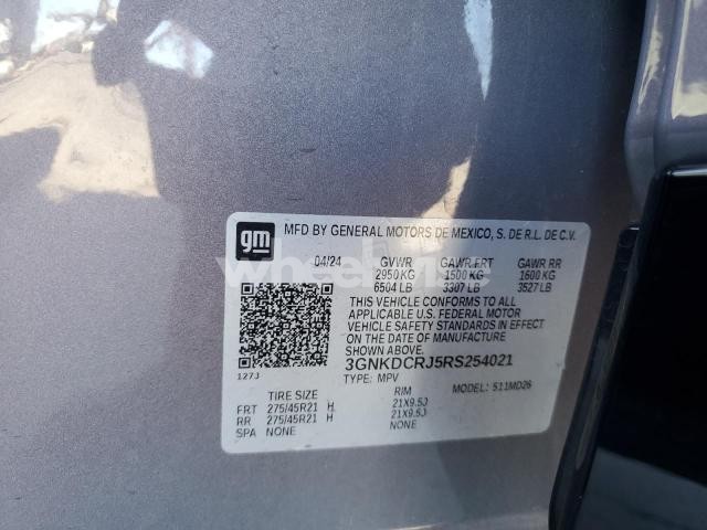 Photo 2 of 2024 CHEVROLET BLAZER RS (VIN 3GNKDCRJ5RS254021)