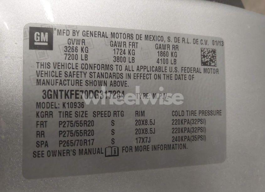 Photo 9 of 2013 Chevrolet Avalanche LT (VIN 3GNTKFE70DG317284)