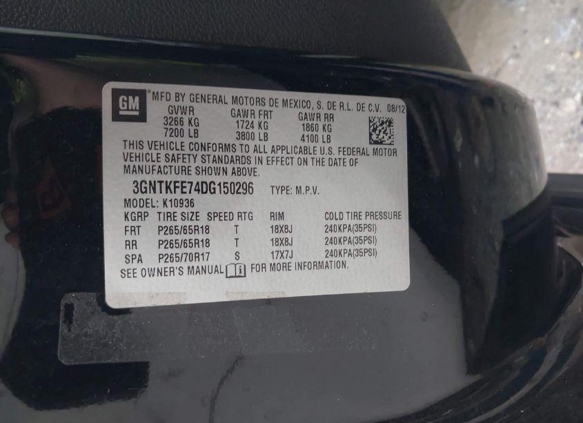 Photo 9 of 2013 Chevrolet Avalanche LT (VIN 3GNTKFE74DG150296)