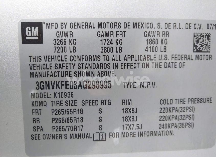 Photo 9 of 2010 Chevrolet Avalanche 1500 LT1 (VIN 3GNVKFE03AG298995)