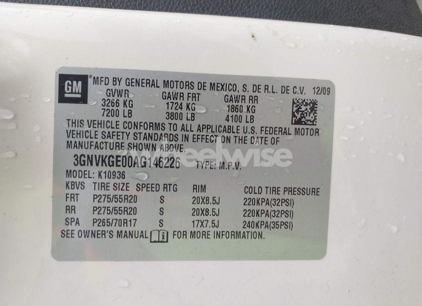 Photo 9 of 2010 Chevrolet Avalanche 1500 LTZ (VIN 3GNVKGE00AG146226)