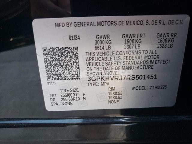 Photo 5 of 2024 HONDA PROLOGUE EX (VIN 3GPKHVRJ7RS501451)