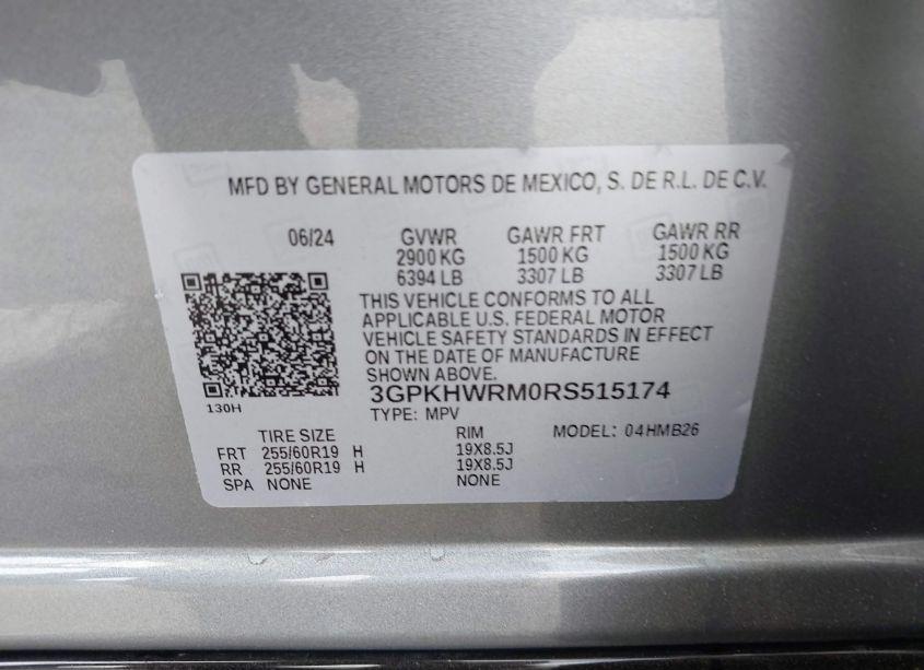 Photo 9 of 2024 Honda Prologue TOURING (VIN 3GPKHWRM0RS515174)