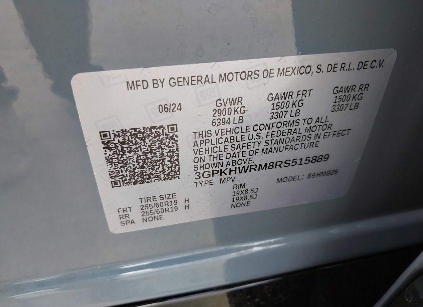 Photo 9 of 2024 Honda Prologue TOURING (VIN 3GPKHWRM8RS515889)