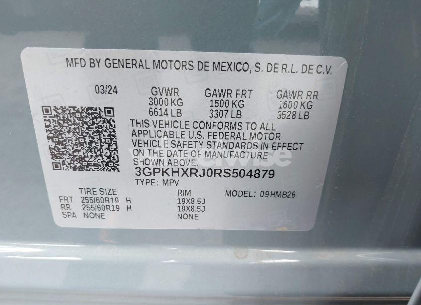 Photo 9 of 2024 Honda Prologue TOURING (VIN 3GPKHXRJ0RS504879)