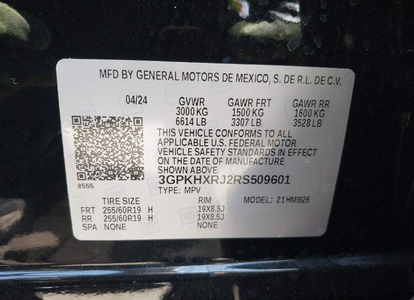 Photo 8 of 2024 Honda Prologue AWD TOURING (VIN 3GPKHXRJ2RS509601)