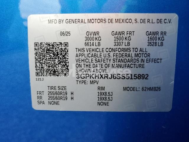 Photo 5 of 2025 HONDA PROLOGUE TOUR (VIN 3GPKHXRJ6SS515892)