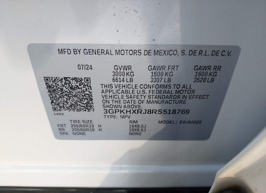 Photo 9 of 2024 Honda Prologue TOURING (VIN 3GPKHXRJ8RS518769)