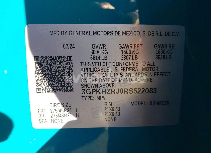 Photo 9 of 2024 Honda Prologue ELITE (VIN 3GPKHZRJ0RS522083)