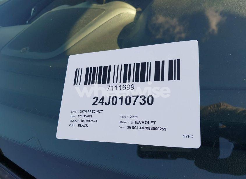 Photo 9 of 2008 Saturn Vue 4-CYL XE (VIN 3GSCL33PX8S509259)