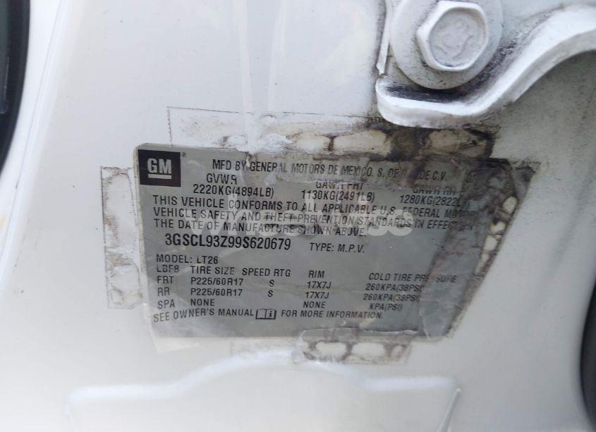 Photo 9 of 2009 Saturn Vue HYBRID 4-CYL BASE (VIN 3GSCL93Z99S620679)