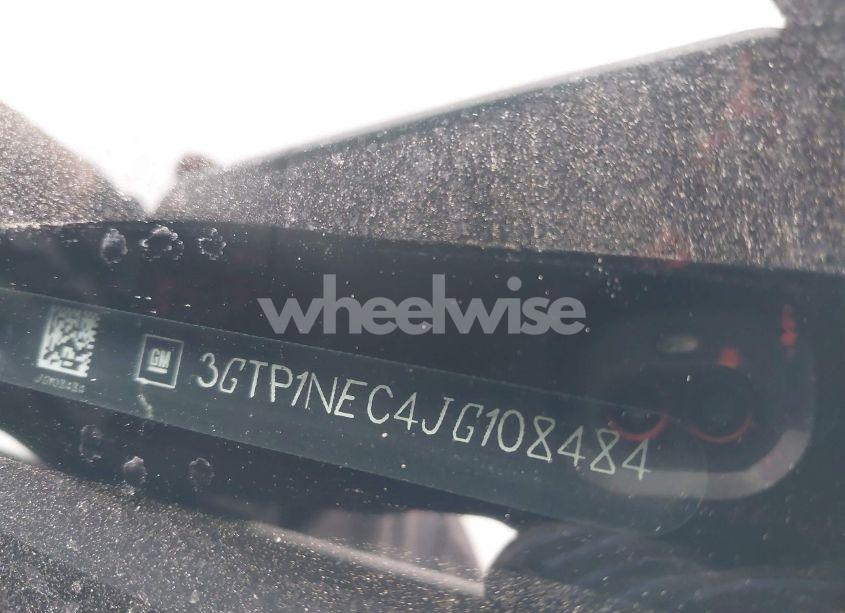 Photo 9 of 2018 Gmc Sierra 1500 SLT (VIN 3GTP1NEC4JG108484)